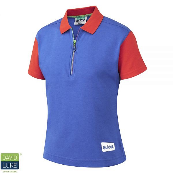 Guide polo top Red/Royal Blue